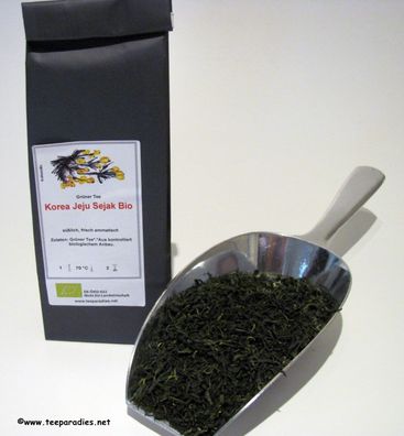 159,00 €/kg Korea Jeju Sejak Bio 100g. Jejutee grüner Tee tolles Teegeschenk