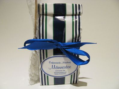 7,50 EUR/Stck. Teepräsent "Männertee" 100 g. u. 1 x Kandisstick Set