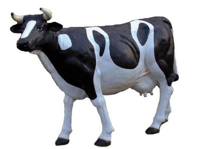 XXL Kuh lebensgross Premium Gartendeko 220 cm Gartendekoration Deko Figur WOW!