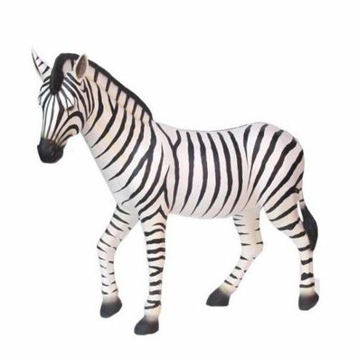 XXL Premium Zebra 180cm lebensgross + lebensecht Garten Deko Figur mit Spedition