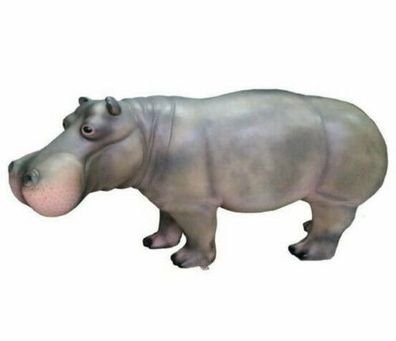 XXL Nilpferd 175cm Gartendeko Garten DEKO FIGUR WOW! Lieferung mit Spedition