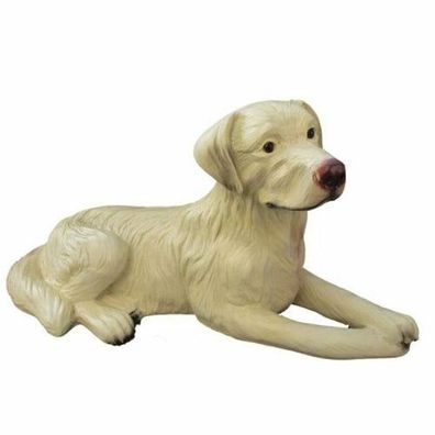XL Premium Golden Retriver in lebensgross 90cm Hund Garten Deko Figur Spedition