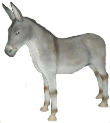 XXL Premium Esel 165cm x 175cm lebensgross Garten Deko Figur mit Spedition