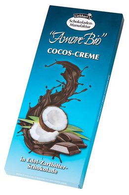 3x Liebhart´s Gesundkost Bio-Cocos-Creme in Edel-Zartibtter-Schokolade 100g