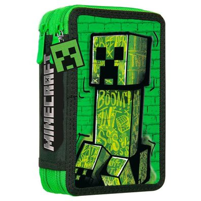 Minecraft Federmäppchen mit zwei Betten
