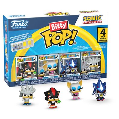 Blister 4 Figuren Bitty POP Sonic The Hedgehog