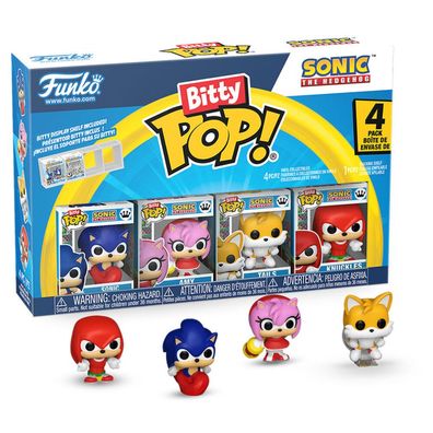 Blister 4 Figuren Bitty POP Sonic The Hedgehog
