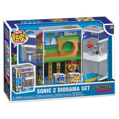 Bitty POP Boxes Sonic The Hedgehog Sonic 2 Dioramen-Set