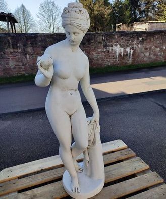 XXL Premium Statue Venus Stein 120cm hoch Garten Deko Figur Steinfigur