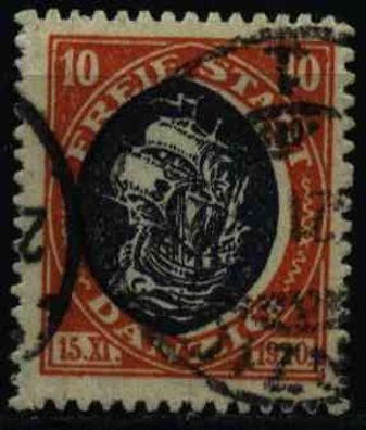 DANZIG 1921 Nr 54 gestempelt X0C578E