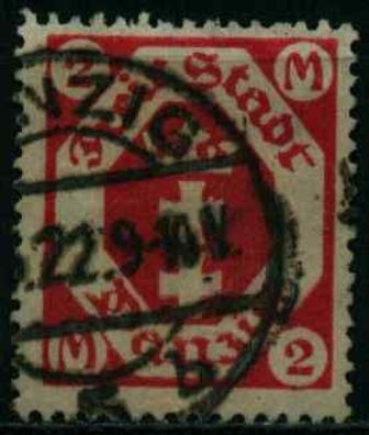 DANZIG 1922 Nr 96X gestempelt X10FF96