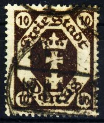 DANZIG 1921 Nr 74X gestempelt X130EA2