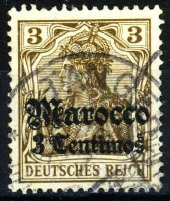 Deutsche Auslandspostämter Marokko Nr 34 gestempelt X1D2876