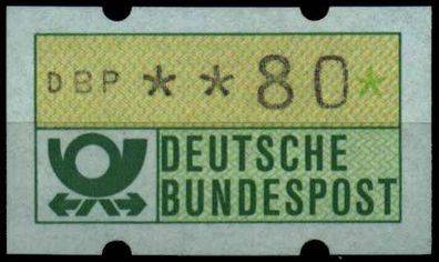 BRD ATM 1981 Nr 1-1-080R postfrisch S4AF8B2