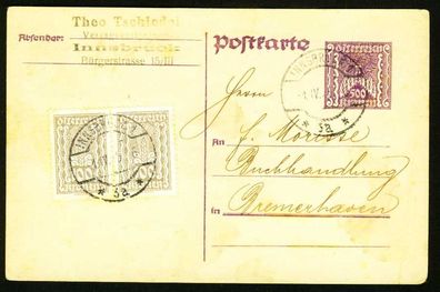 Österreich 1922 Nr 378 ZU X290142