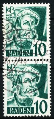 FZ BADEN 3. Ausgabe Spezialisiert Nr 33yI gestempelt SEN X602BD2