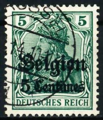 BES 1WK LP Belgien Nr 2 gestempelt X629B46