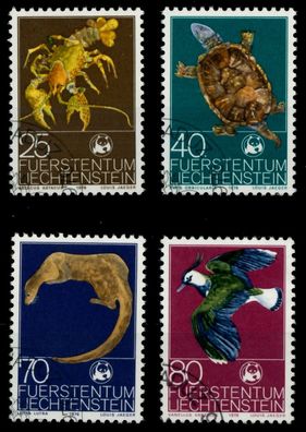 Liechtenstein 1976 Nr 644-647 gestempelt SB4E07A