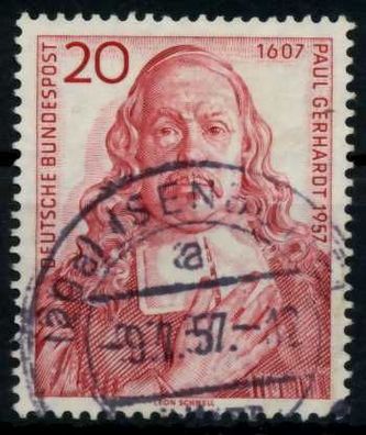 BRD 1957 Nr 253 zentrisch gestempelt X77A572