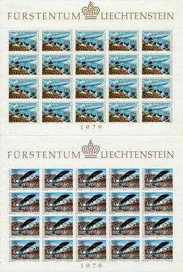 Liechtenstein BLOCK Kleinbogen Nr 723KB-724KB ungebraucht S54532A