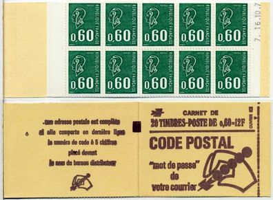 Frankreich Markenheft Nr MH 1888x postfrisch X843182