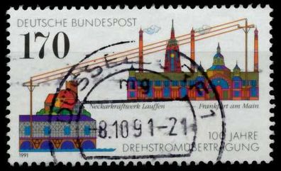BRD 1991 Nr 1557 zentrisch gestempelt X84ADFA