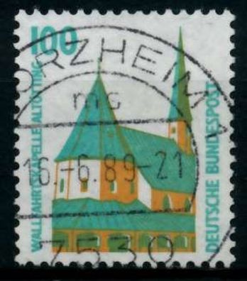 BRD DS Sehensw Nr 1406Au zentrisch gestempelt X8679EA