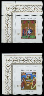 BRD 1996 Nr 1891-1892 postfrisch ECKE-OLI X8CD956