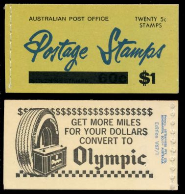 Australien Markenheft Nr MH 40-Rf5 postfrisch S04165A