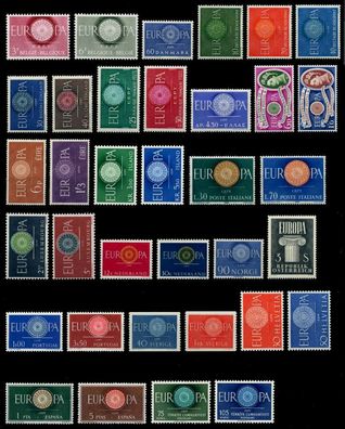 EUROPA Nr JG 1960 o. FL postfrisch Jahrgang X933B9A
