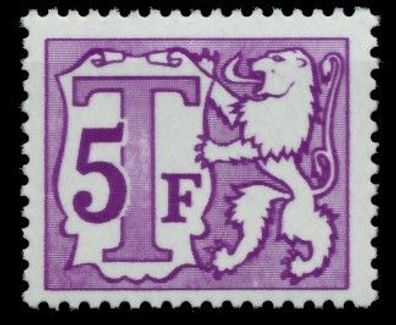 Belgien PORTO Nr 59v postfrisch S04893E