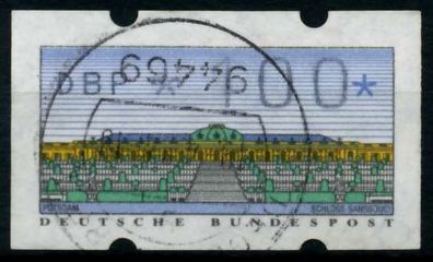 BRD ATM 1993 Nr 2-1.1-0100 gestempelt X96DE36