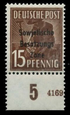 SBZ ALLG. Ausgaben Nr 187 HAN 4169... postfrisch URA X748F72