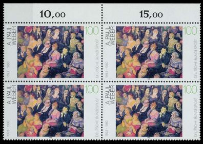 BRD 1993 Nr 1658 postfrisch Viererblock ORA X7FCF76