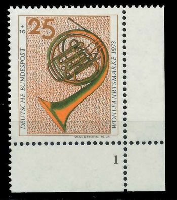 BRD 1973 Nr 782 postfrisch Formnummer 1 X7FF902