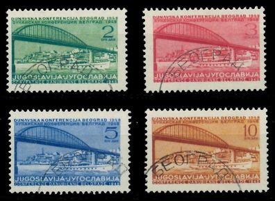 Jugoslawien 1948 Nr 548-551 gestempelt X06A9B6