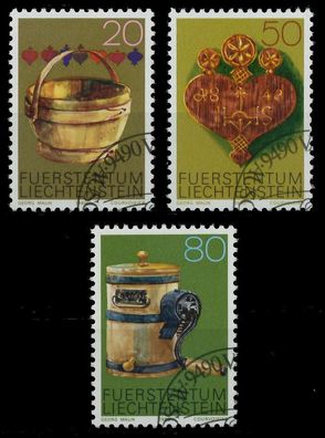Liechtenstein 1980 Nr 747-749 gestempelt S4EF87E