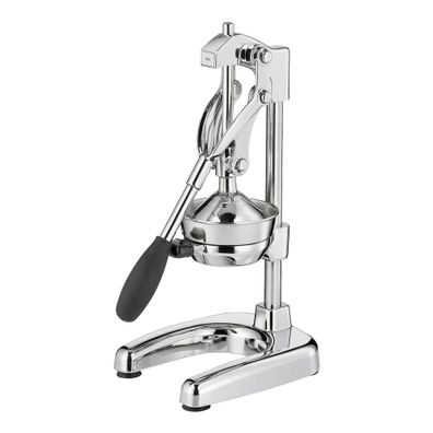 Cilio Amalfi Profi Saftpresse manuell Zitruspresse Edelstahl Hebel Höhe 44 cm