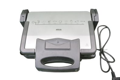 Silva Schneider Homeline KG 2180 Kontaktgrill Antihaftbeschichtung Anthrazit