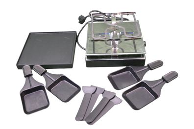 Spring Raclette mit Aluminium-Grillplatte KP3267297001 Schwarz