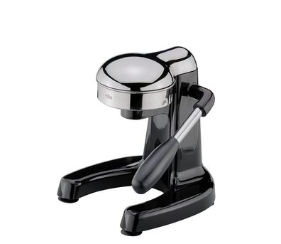 Cilio Positano Saftpresse manuell Zitruspresse Edelstahl schwarz