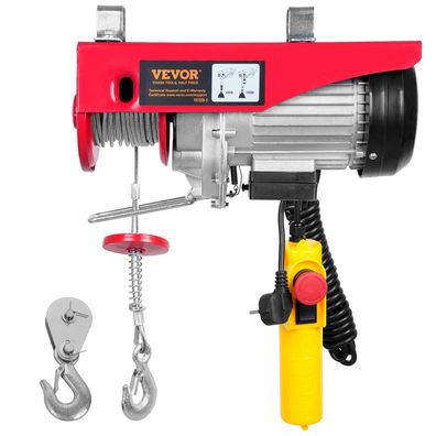 VEVOR Elektrische Seilwinde 300/600kg 12m 1150W Defekt Seilzug 230V Motorwinde