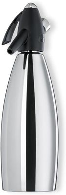iSi Siphon Wassersprudler Edelstahl Sodamaker Schwarz 1L Defekt Bodenverformung