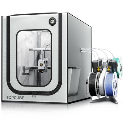 YOOPAI 3D-Drucker Gehäuse fér Bambu Lab A1 mit LED-Licht 550x600x670 mm