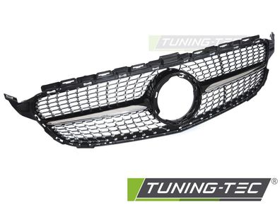 Kühlergrill passend für Mercedes W205 C205 A205 18-23 Black Chrom