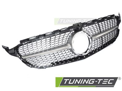 Kühlergrill passend für Mercedes W205 C205 A205 18-23 Diamond Camera