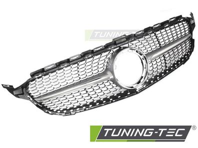 Kühlergrill passend für Mercedes W205 C205 A205 18-23 Diamond