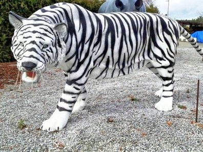 XXL TIGER Lebensgrösse LÖWE DELUXE Gartendeko ca.170cm Gartendekoration DEKO NEU