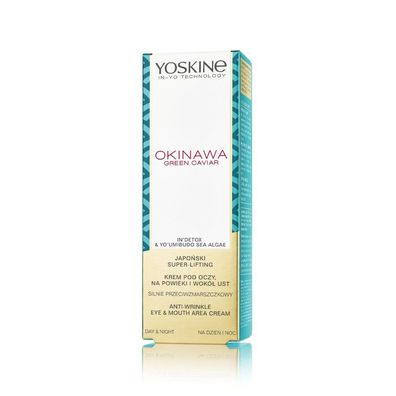 Yoskine Okinawa Green Caviar Augencreme für Tag und Nacht 15ml