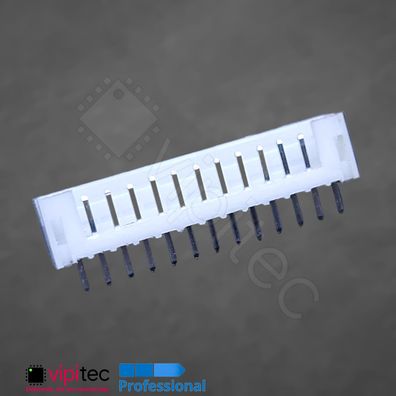 JST PH 2.0 1x13 Einbaustecker Gerade THT 13-polig Stiftleiste Pin Header Buchse